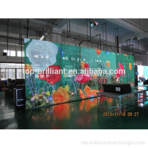 transparent led screen for indoor and outdoor use